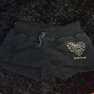 bebe short shorts